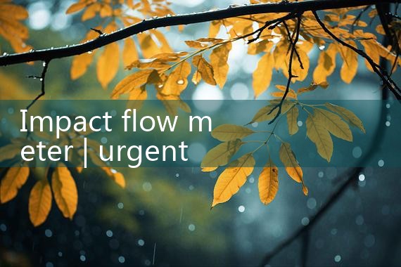 impact flow meter|arduino flow meter