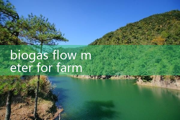 biogas flow meter for farm digester|arduino flow meter