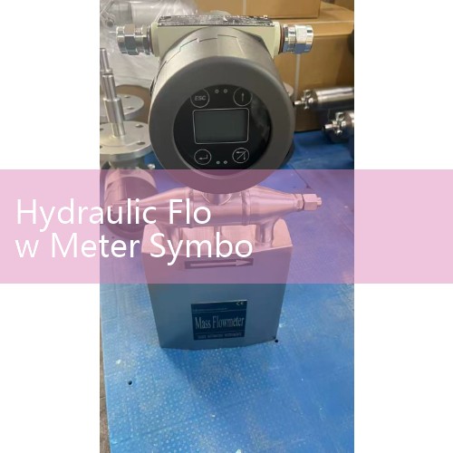 Hydraulic Flow Meter Symbol: Standardized CAD Drawing Blocks for Circuit Integration Blueprint Planning